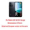 360 Full Body Screen Protector Transparent Case For Redmi 15C 4G 5G Europe 173mm Shockproof Phone Cover