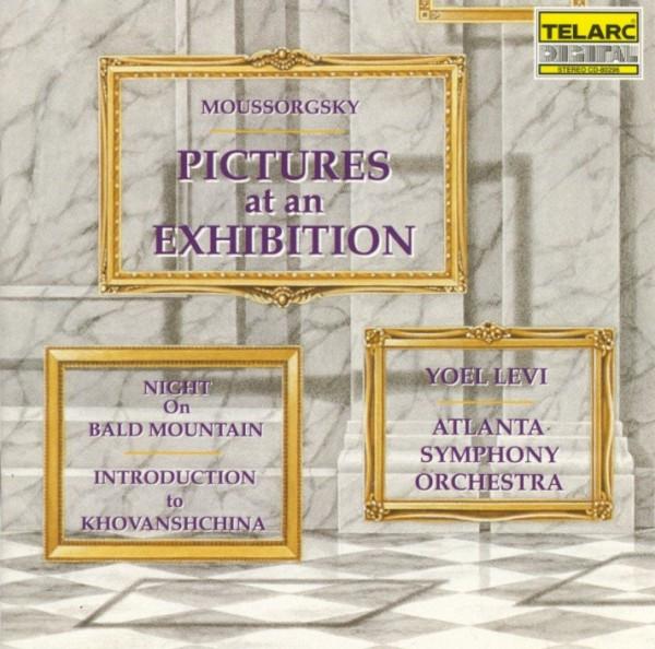 CD MODEST MUSSORGSKY YOEL LEVI ATLAN Pictures At An Exhibition CD80296 Telarc US Classical Used