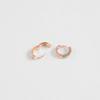 [Judy And Paul] Azuh Emerald Green and Crystal Small Hoop Earrings E51693