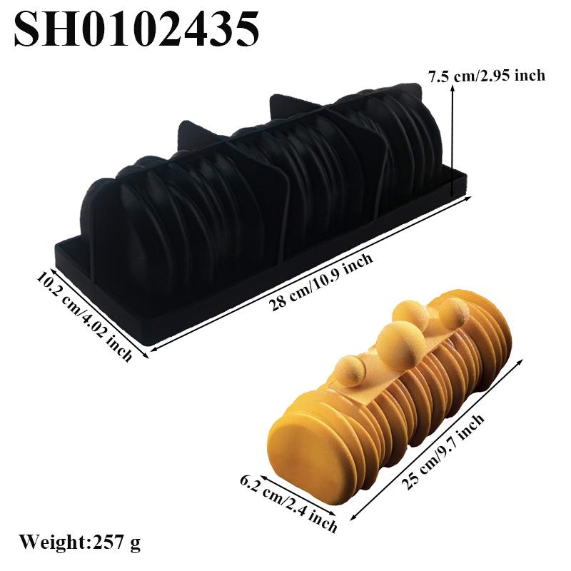 

Формы для муссовых тортов из красного дерева, одинарные или 6-соединенные Силиконовые формы Формы для шоколада Формы для выпечки