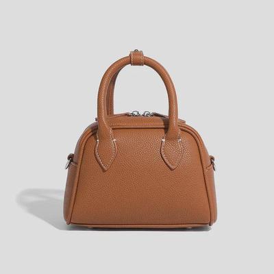 Simple 2024 Lychee Pattern Designer Boston Crossbody Bag