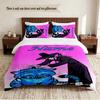 Derpy Tiger Personalized Custom Name 3‑Piece Bedding Set Soft Duvet Cover Set For Bedroom Home Decor