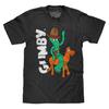Gumby Unisex Volwassen Pokey Paard Pony Vriend Vriend Heather T-shirt