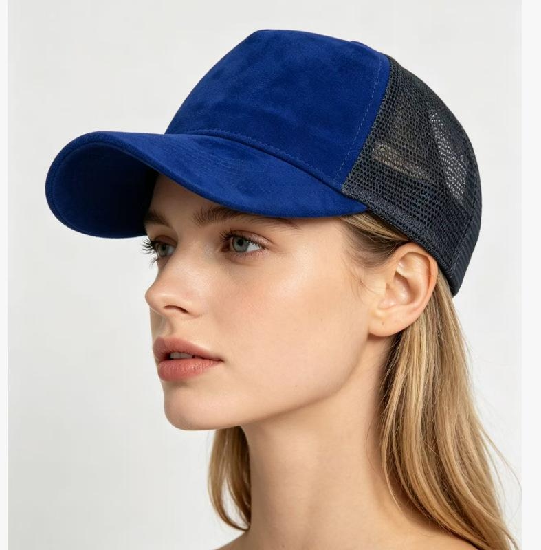 European and American truck driver hat suede mesh hat new outdoor baseball cap sunshade cap men