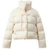 Sancai Women's 2025 Winter Jacquard Goose Down Puffer Jacket
