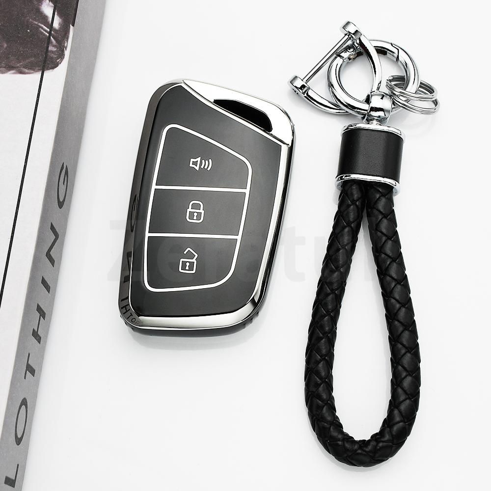 Auto Keyless Shell Protector For Jac Hunter Pickup Ievs4 Iev7S Refine S4 S7 A5 Tpu Car Remote Key Case Cover Bag Accessories
