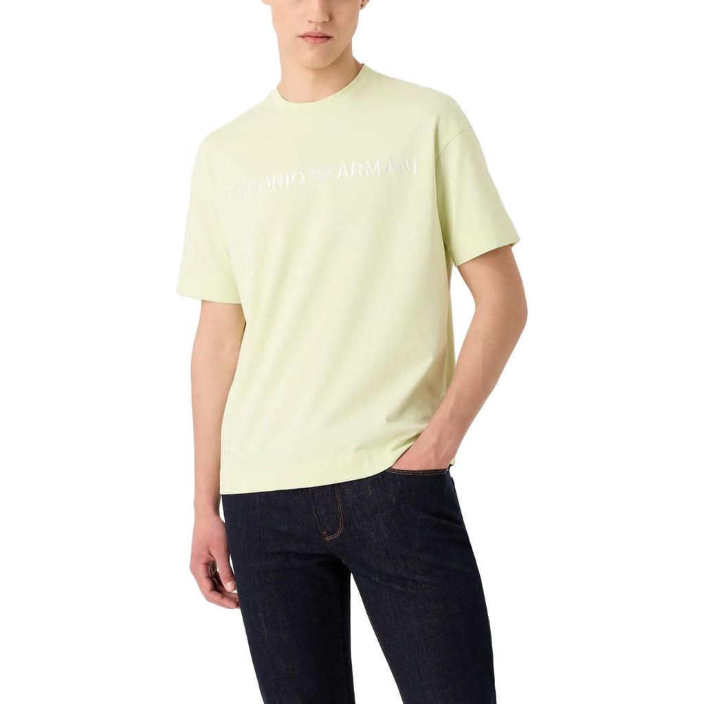 Emporio Armani T Shirt Men's Light Yellow 3R1TT21-JWZZ1-0594