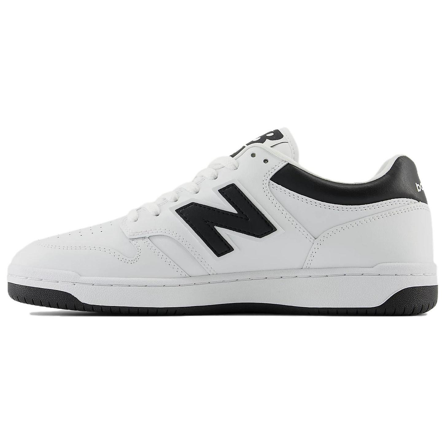 New Balance 480 Shoes  White Black  Men s BB480LBK EU 39.5