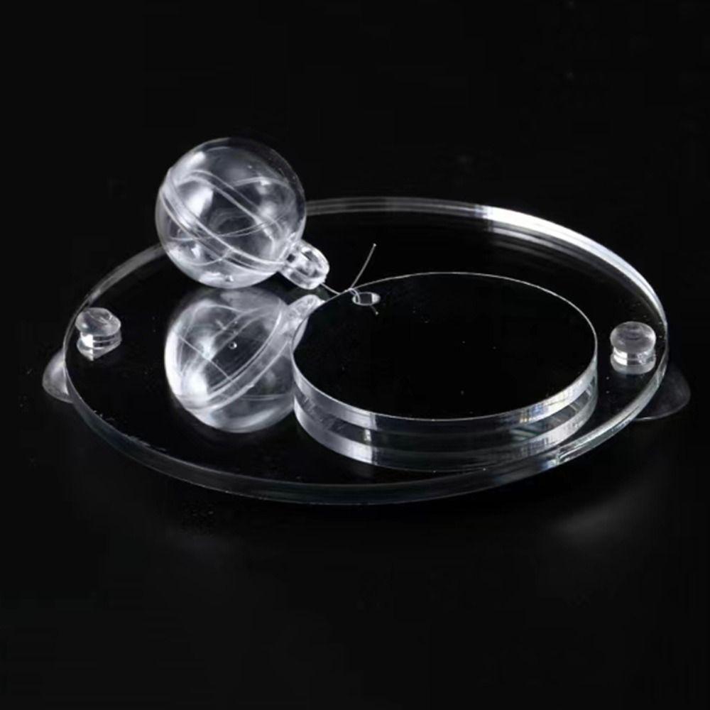 Acrylic Fish Exercise Mirror Fish Tank Ornament Fish Training Mirror  for Fish Tank