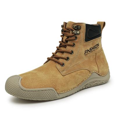 Hot Selling Men's Outdoor High-quality Hiking Shoes Winter Warm Plush High Top Shoes Men's Sports Shoes Trendy Work Boots