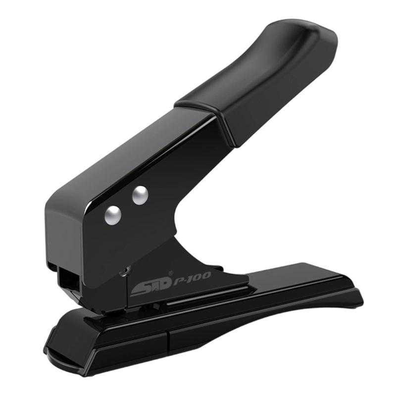Professional Heavy Duty Slot Metal Single Hole Puncher 1 Hole 20 Sheet Capacity Paper Punch Creative Stationery Tool