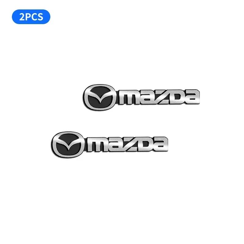 3D Car Styling Sticker Aluminum Emblem Interior Speaker Audio Badge for Mazda Sticker Accessories For MS Atenza Axela CX-3 CX-5