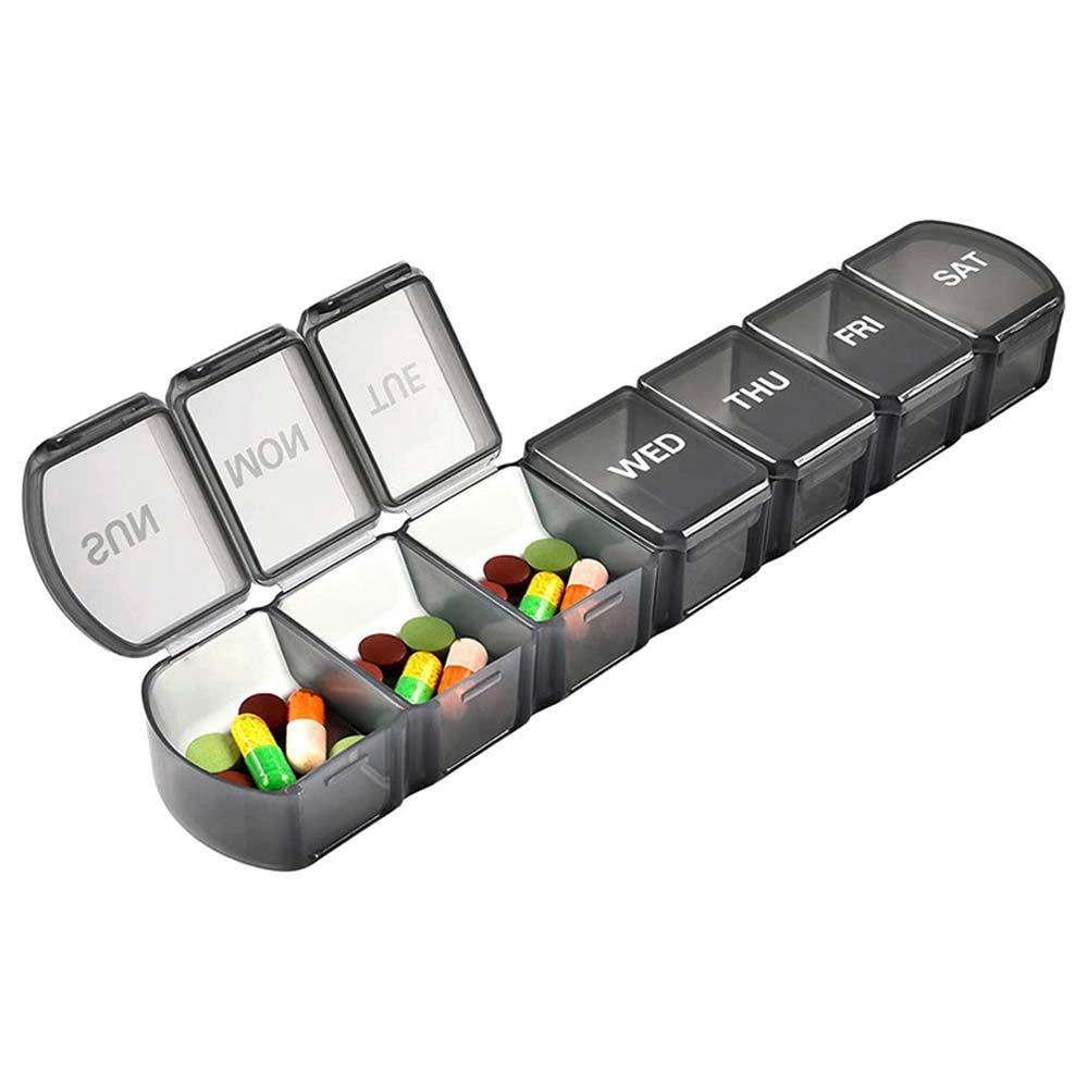 Capsules Organizer 7 Days Pill Storage Box Mini Dispensers Medicine Boxes Travel Pill Case