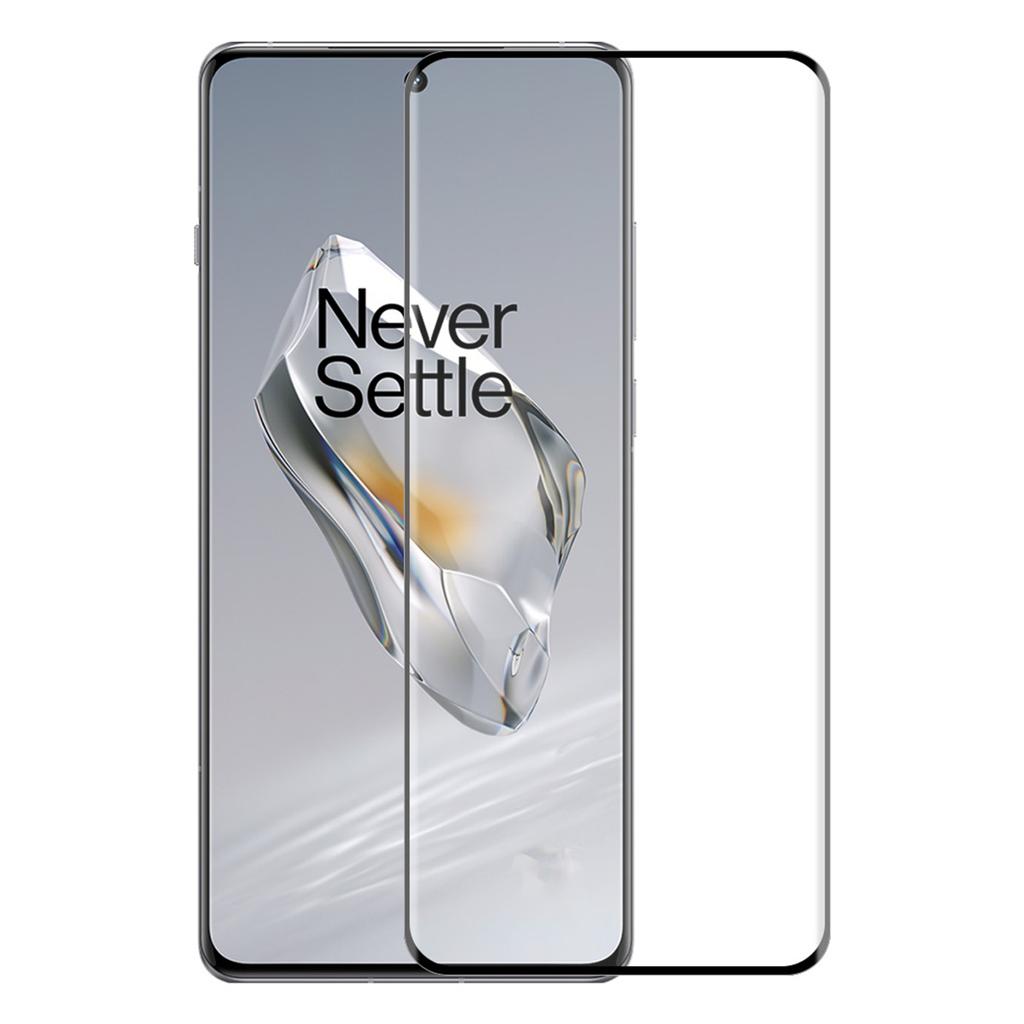 ENKAY HAT PRINCE Pentru OnePlus 12 5G HD 3D Sticlă Temperată Curbată Adeziv Lateral Protector Ecran Complet Suport Deblocare Amprentă