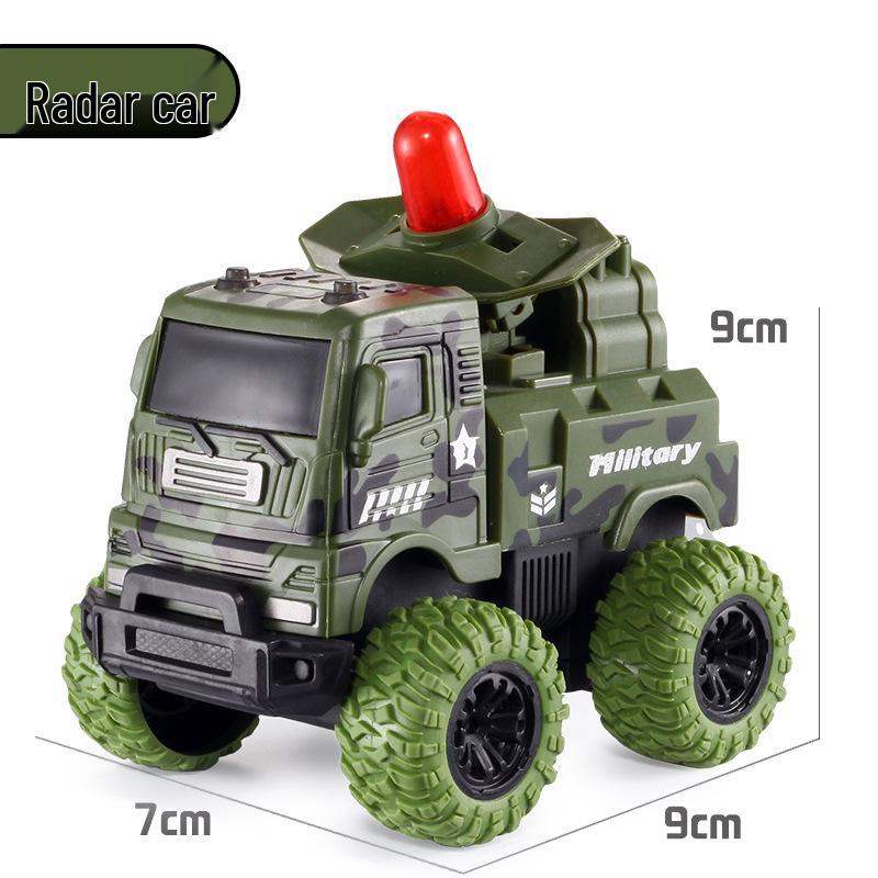 Kids' Inertial Excavator Toy Car: Off-Road Vehicle for Boys, Perfect for Small Gifts and Night Markets
