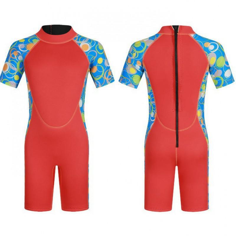 Kids 3mm Neoprene Wetsuit Long Sleeve Thermal Dive Suit Winter Swimming Diving Cold Water Protection