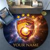 Custom Name Galatasaray2 Round Area Rug,Carpet Rug for Living Room Bedroom Sofa Playroom Decor,Non-slip Floor Mat