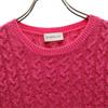 Moncler Made In Bulgaria Long Sleeve Knit One Piece 12 Pink Kid's Used