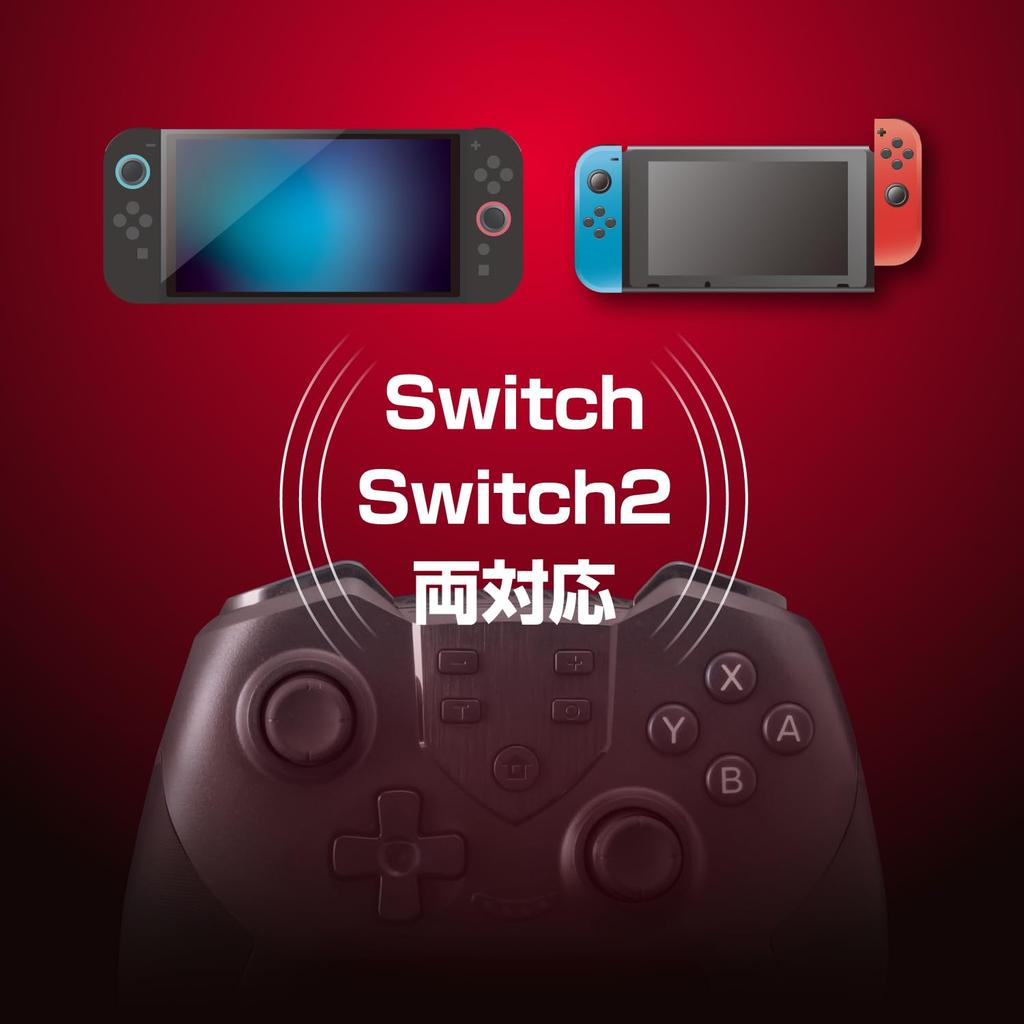 Allone Alpha Wireless Controller for x 6 x Compatible with Switch Switch and Features Rapid Auto Easy to Switch/Switch 2, Black, 15.5 11.5 cm, 2,