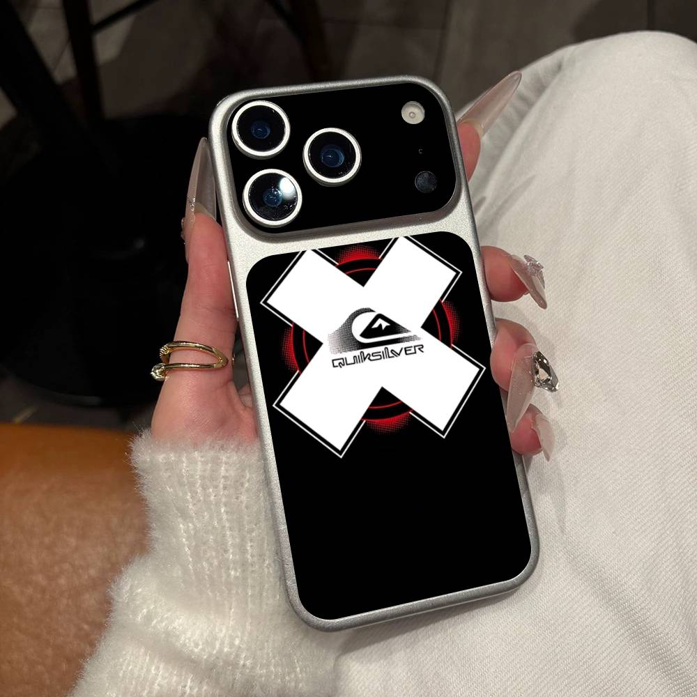 

Surf Brand Q-QuiksilverS Logo Wrap Sticker For IPhone17 Pro/17pro Max Phone Decal Skin Rear Protector Case Film Full Cover iPhone 17 Pro