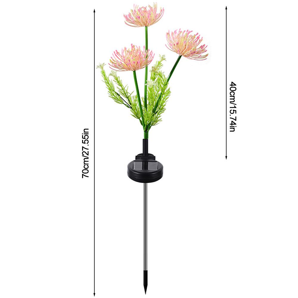 Garden Decoration Lawn Lamp IP65 Waterproof Simulated Flower Lights Outdoor Decorative Solar Garden Lights for Garden Yard Decor
