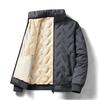 7XL Plus Fleece Lamb Fleece Padded Jacket Men's Winter Warmth Thickened Jacket Middle-aged and Elderly Plus Size