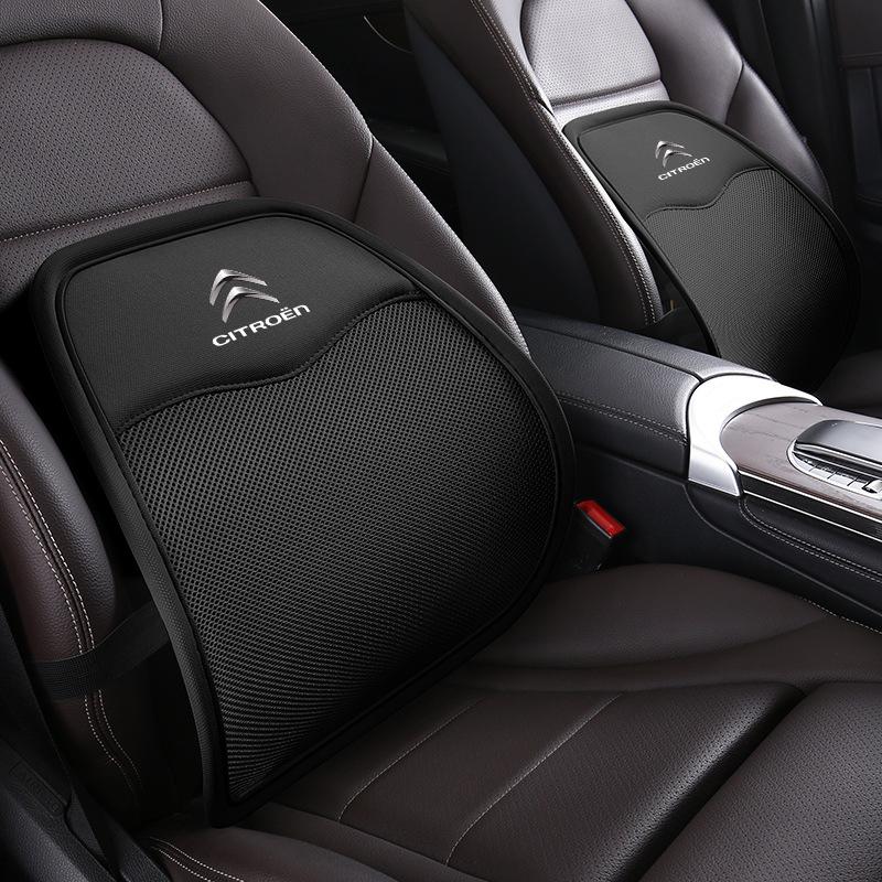 Autositz Lendenwirbelstütze Atmungsaktives Taillenkissen Rückenlehne Zubehör für Citroen C4 C3 C5 C1 C2 Berlingo Celysee Cactus Picasso