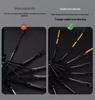 24-Rib Compact Automatic Umbrella for Women - Dual Sun & Rain Protection, Sturdy Mini Design with Copper Black Coating