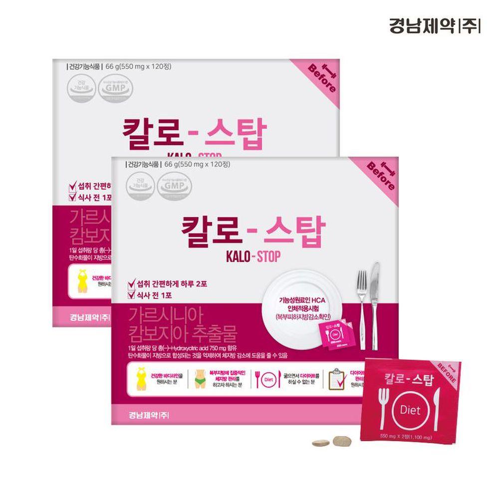 

KYUNG NAM PHARM Calostop 60 packs 2 boxes /Garcinia/