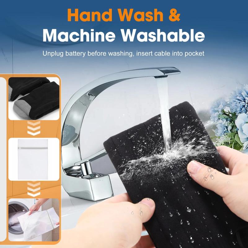 Heizsocken Wiederaufladbar Anti-Kälte Damen Herren Thermisch Beheizt Fußwärmer Winter Warme Socken Outdoor Camping Ski