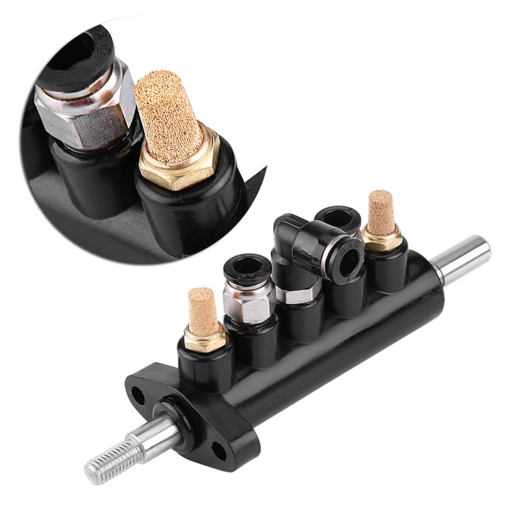 Reifenluftsteuerventil, Fußpedalventil, Fußsteuerluftventil, 2-teiliger Schalldämpfer für Reifenmontiermaschine