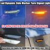 1 Pair Dynamic LED Fender Light Side Marker For BMW 1 3 5 serie E46 E60 E61 E81 E82 E87 E88 E90 E91 E92 E93 X1 E84 X3 E83 X5 E53
