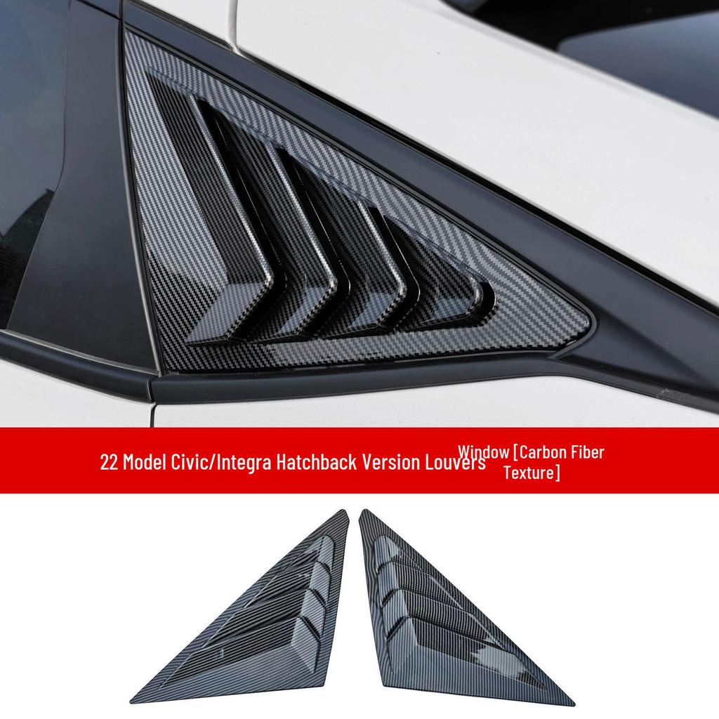 Honda Integra/Civic Front Lip, Rear Spoiler, Side Skirts, Rear Lip, Louvers, and Exhaust Tips Body Kit