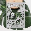 Flowers and Butterfly Background Frame Metal Cutting Dies Stencil for DIY Scrapbooking Photo Album Embossing Paper Cards Crafts Diecuts