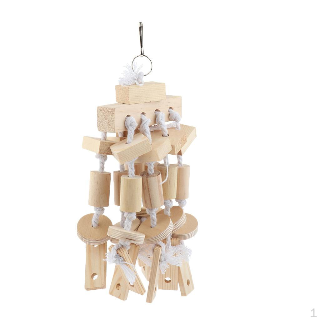 Hanging Swing Bird Parrot Climb Chew Toys Birds House Decor