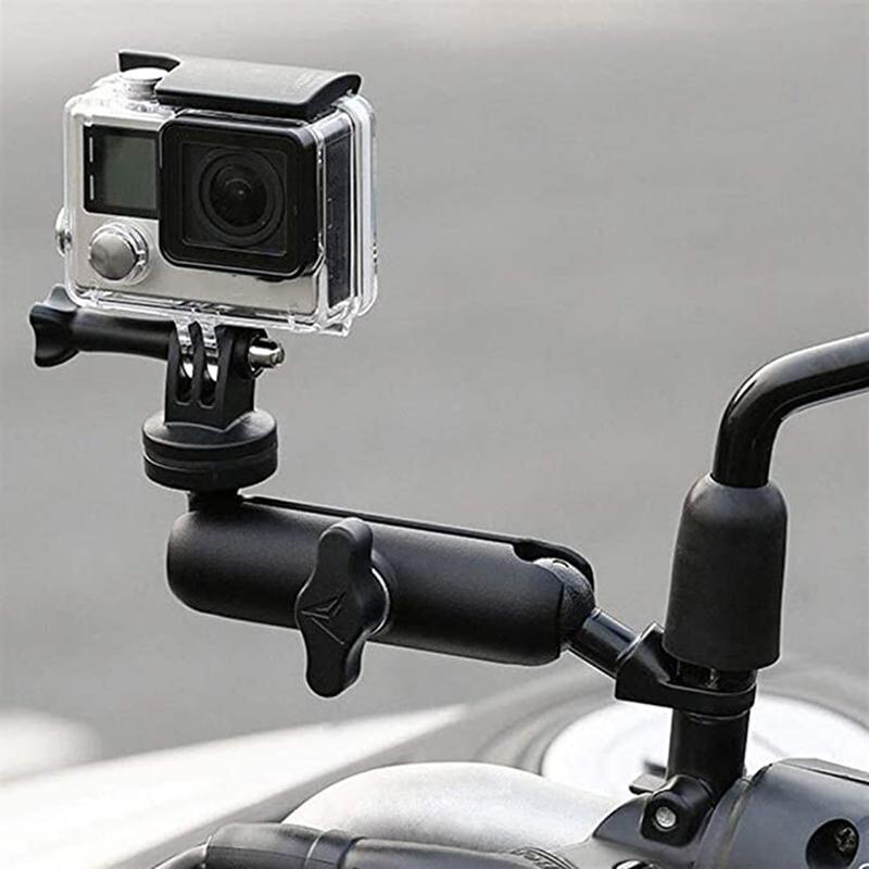 For Gopro Moto Support Ram Mount Motorcycle Camera Bracket for Sports Camera Go Pro Motorbike Bicycle Stand Holder Action Cam