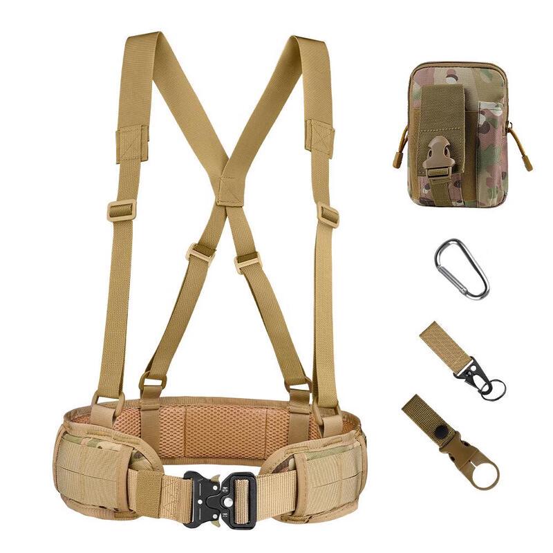 Тактический пояс MOLLE с набором из 5 подсумков One Size