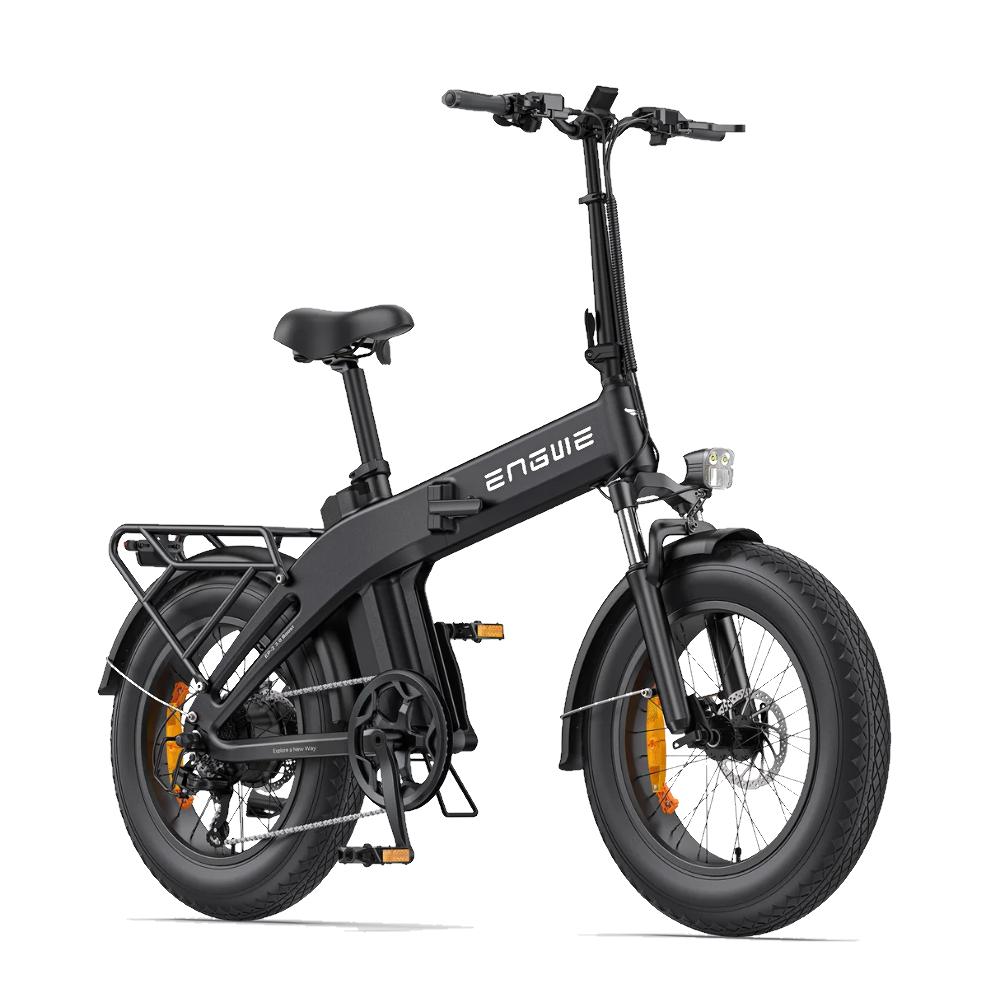 ENGWE EP-2 BOOST 3.0 Folding E-Bike with 250W 48V13.5Ah, 20×4.0 Fat E-Bike, Rear Cargo Rack, Compact Foldable Frame, City Commuter Pedelec