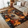 Multi Size Leaf Reindeer Print Carpet for Bedroom Living Room Bedside Sofa Floor Mat Modern Home Decor Area Rug Fast Shipping