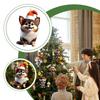 2d Acrylic Cartoon Dog Christmas Tree Pendant Modern Home Decoration Rearview Mirror Backpack Pendant Hanging Ornaments