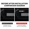 LED-Gitterlicht Vorne Weiß Gitter Warnleuchte Tagfahrlicht Blinker Für Nissan Nismo Tiida Teana GTR Juke Versa Almera