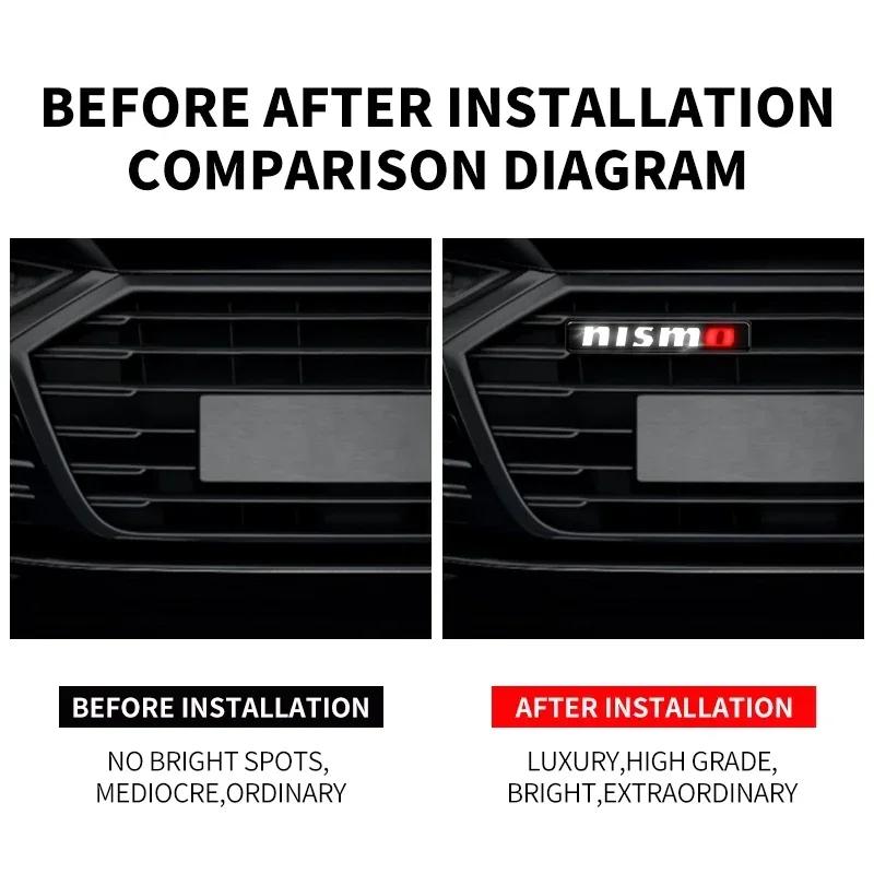 LED-Gitterlicht Vorne Weiß Gitter Warnleuchte Tagfahrlicht Blinker Für Nissan Nismo Tiida Teana GTR Juke Versa Almera