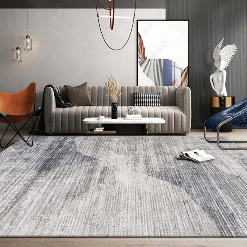 Home Printed Sofa Carpet Geometric Rectangular Nordic Printed Carpet Minimalist Carpet
