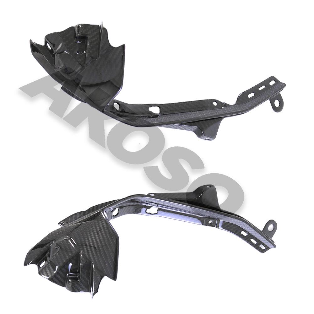 Yamaha R6 Carbon Fiber Front Side Fuel Tank Panel (2017+)