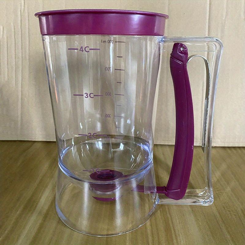 

1 шт. Диспенсер для муки, ручная воронка для муки, разделитель жидкости, специальный для кексов фиолетовый