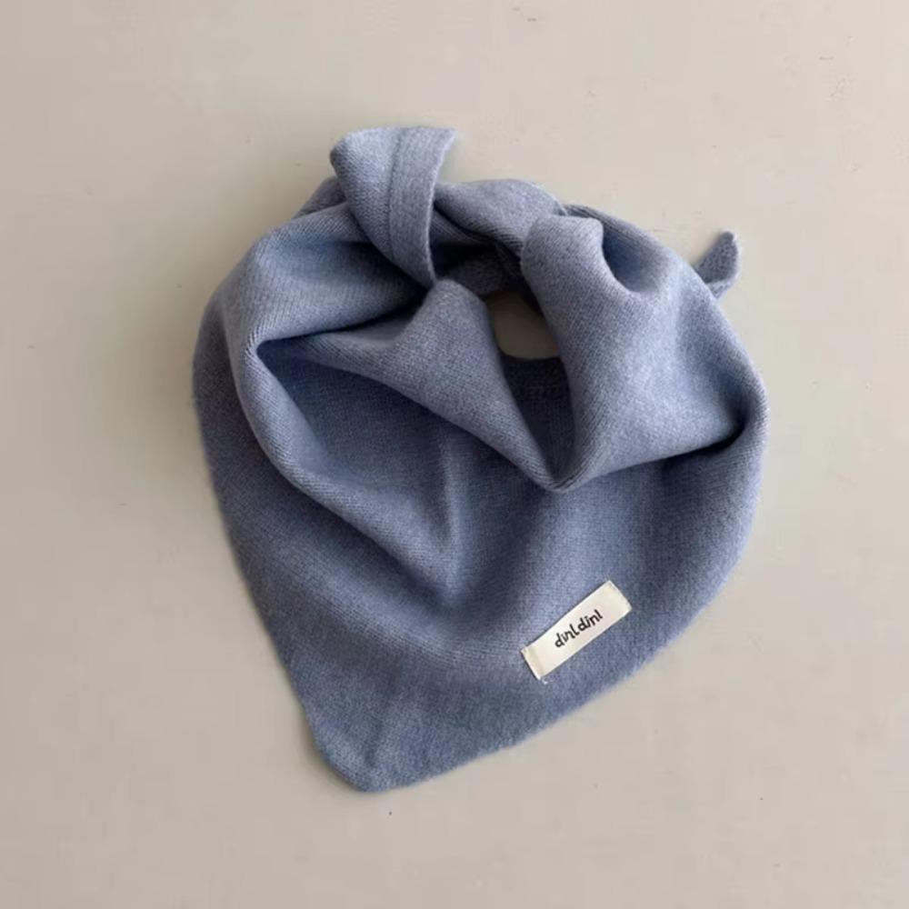 

Coldproof Wool Solid Scarf Windproof Kids Collar Simple Cashmere Shawl Autumn Winter