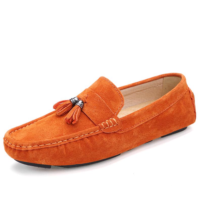 Mode Frühling Neue Mode Quasten Slipper Herren Wildleder Luxus Designer Schuhe Lässig Bequem Slipper Herren Mokassin Alleskönner Slipper
