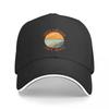 South Carlsbad State Beach Retro Distressed Circle Baseball Cap Beach Hat Luxury Cap Female Mens Cowboy