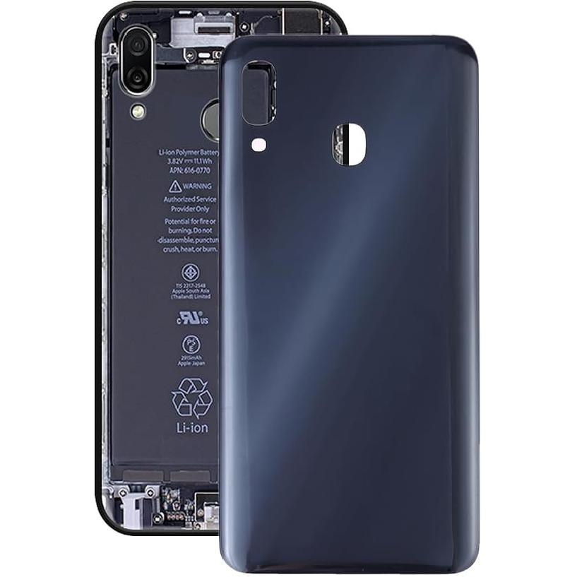Replacement Battery Back Cover for Samsung Galaxy A30 SM-A305F/DS, A305FN/DS, A305G/DS, A305GN/DS,Housing Repair Part for Galaxy A30 (Black)