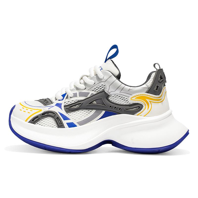Spring and Autumn New Men's Mesh Breathable Platform Daddy Shoes Student Trend Sports Shoes Teen Casual Men's Shoes